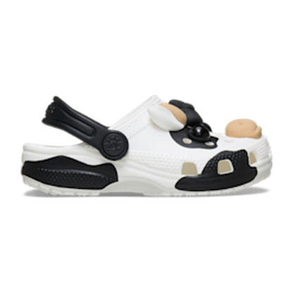 Toddler IAM Cow Clog - White