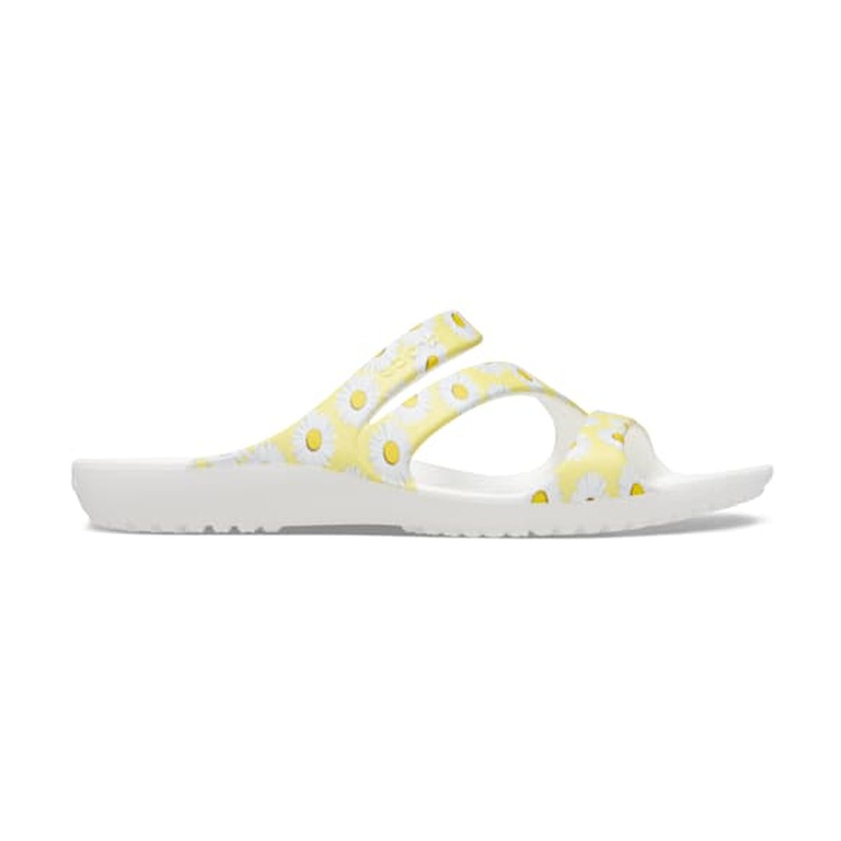 Kadee II Leopard Sandal - White / Yellow Daisy