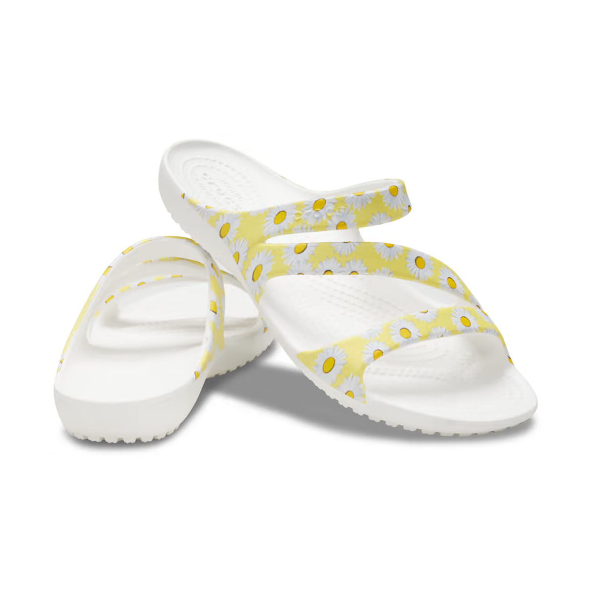 crocs-gallery-color:white / yellow daisy; color:White / Yellow Daisy; alt:ALT110; file:206894_1EX-ALT110